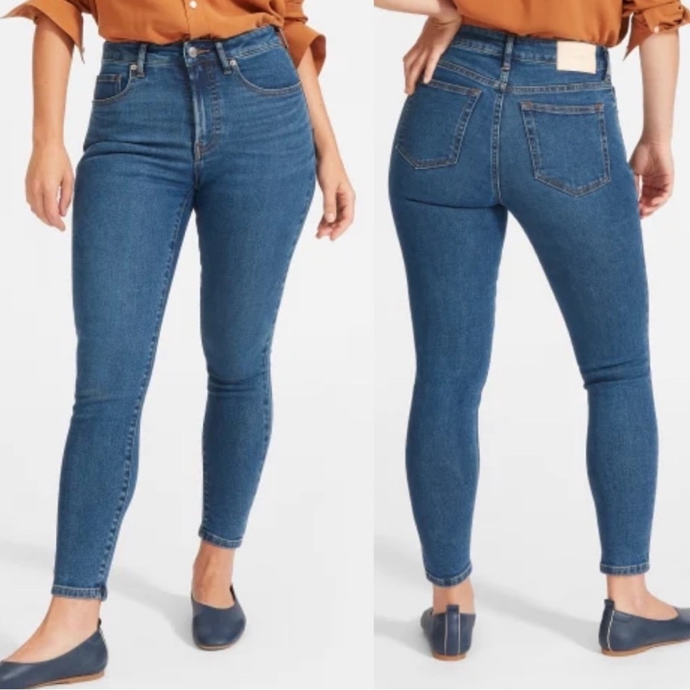 Everlane The Curvy High-Rise Skinny Crop Jean